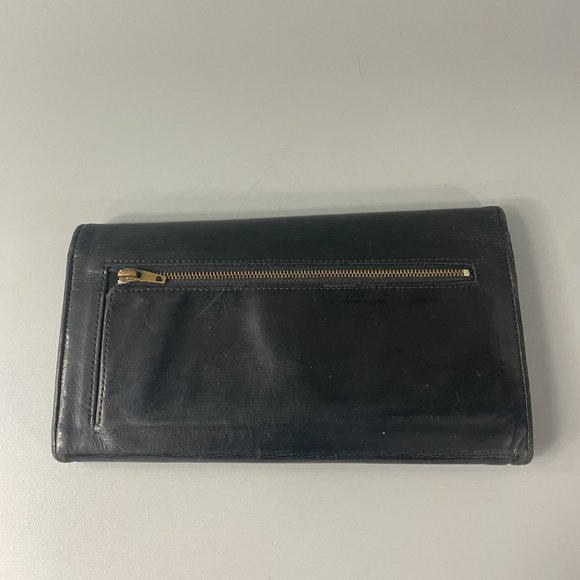 Vintage Coach Bi-fold All-Leather Long Wallet W/Checkbook Cover - Picture 2 of 14